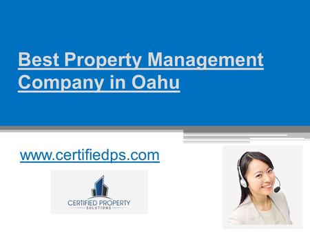 Best Property Management Company in Oahu