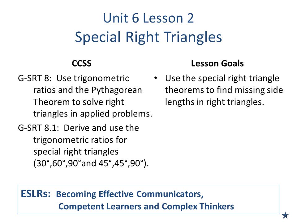 8-2 special right triangles form g 8-2 special right triangles form g