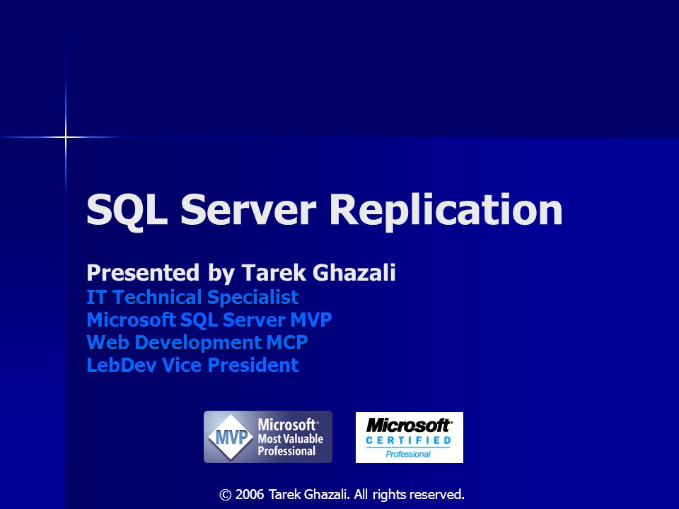 SQL Server Replication - ppt video online download