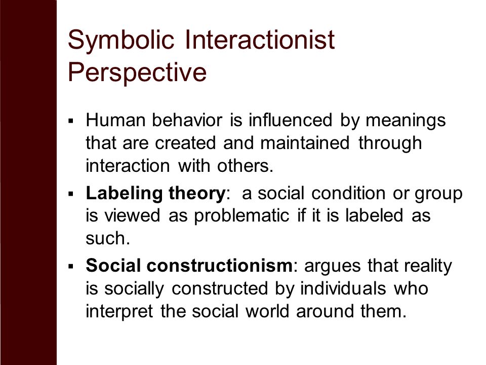 Symbolic Interaction Theory On Healthcare