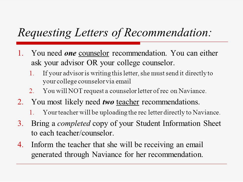 Request For Letter Of Recommendation from slideplayer.com