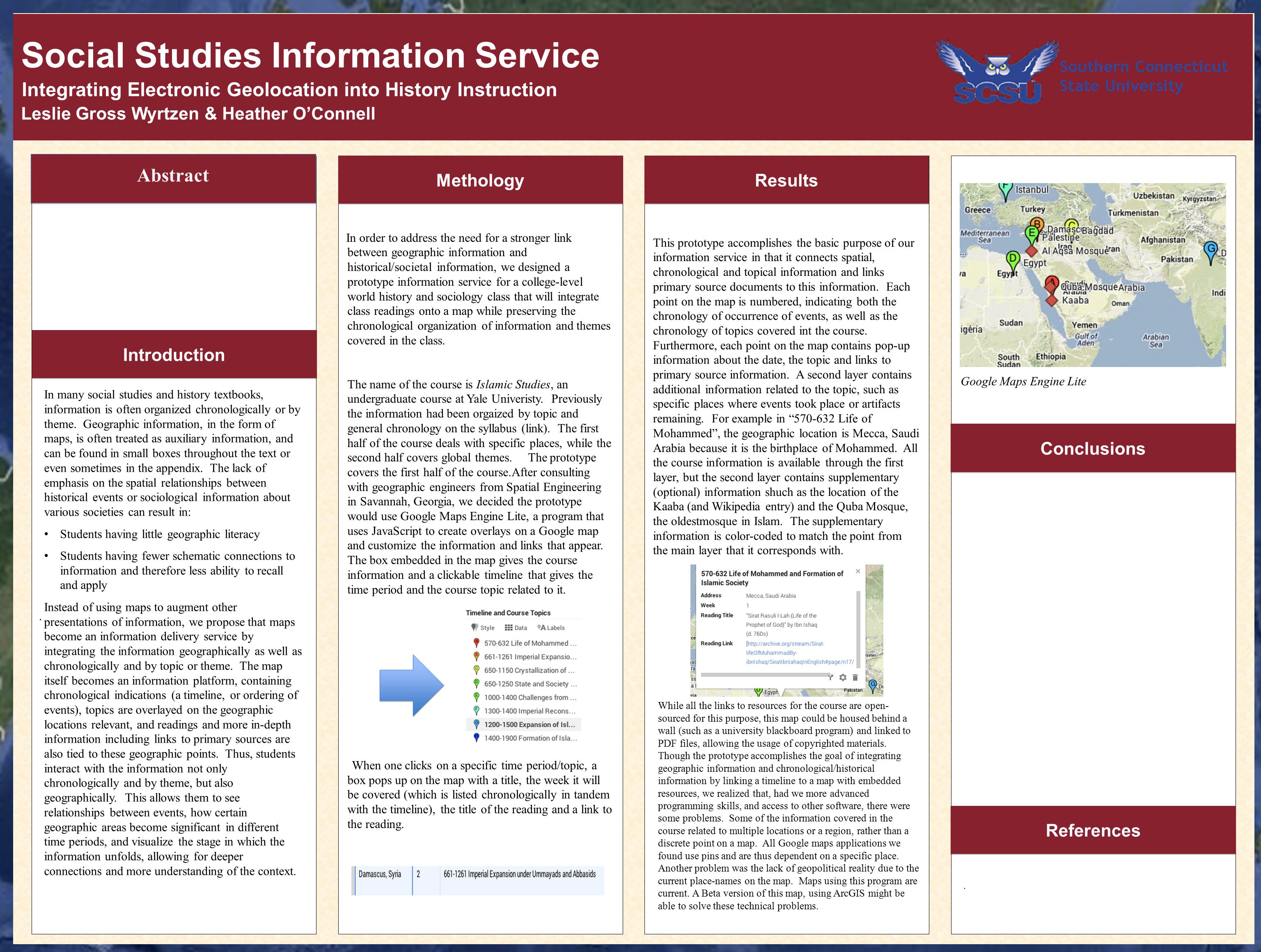 Social Studies Information Service Integrating Electronic Geolocation Into History Instruction Leslie Gross Wyrtzen Heather O Connell Introduction Methology Ppt Download