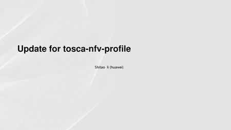 Update for tosca-nfv-profile