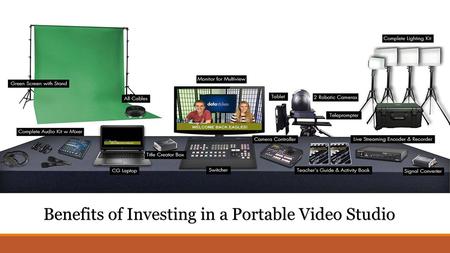 Benefits of Investing in a Portable Video Studio.