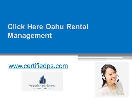 Click Here Oahu Rental Management