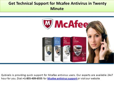 Get Technical Support for Mcafee Antivirus in Twenty Minute 