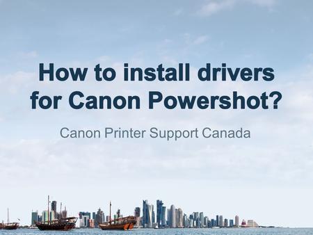 Canon Printer Support Canada.