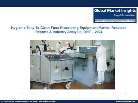 © 2016 Global Market Insights, Inc. USA. All Rights Reserved  Fuel Cell Market size worth $25.5bn by 2024 Hygienic Easy To Clean Food.