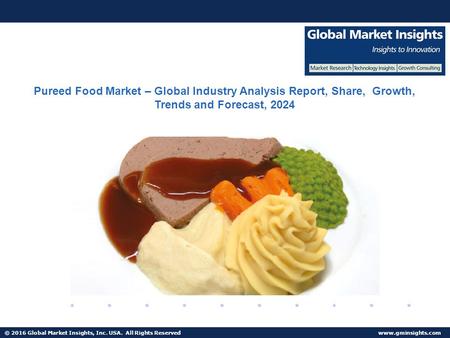 © 2016 Global Market Insights, Inc. USA. All Rights Reserved  Fuel Cell Market size worth $25.5bn by 2024 Pureed Food Market – Global.