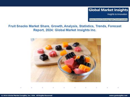 © 2016 Global Market Insights, Inc. USA. All Rights Reserved  Fuel Cell Market size worth $25.5bn by 2024 Fruit Snacks Market Share,