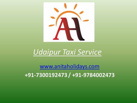 Udaipur Taxi Service /