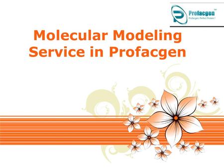 Page 1 Molecular Modeling Service in Profacgen. Page 2 The three-dimensional structure of a protein provides essential information about its biological.