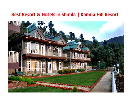 Best Resort & Hotels in Shimla | Kamna Hill Resort.