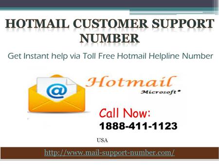 Contact Hotmail Customer Support Number 1888-411-1123 USA