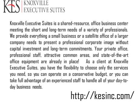 
Short Term Office Lease in Knoxville