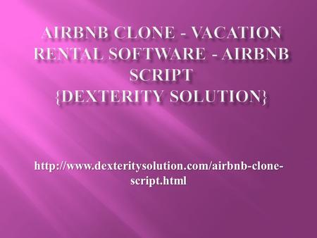 Airbnb Clone - Vacation Rental Software - Airbnb Script
