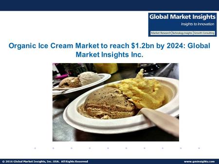 © 2016 Global Market Insights, Inc. USA. All Rights Reserved  Fuel Cell Market size worth $25.5bn by 2024 Organic Ice Cream Market to.