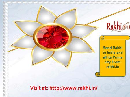 Rakhi.in offer special types of rakhi collection for brothers  Send Rakhi to India and all its Prime city.
