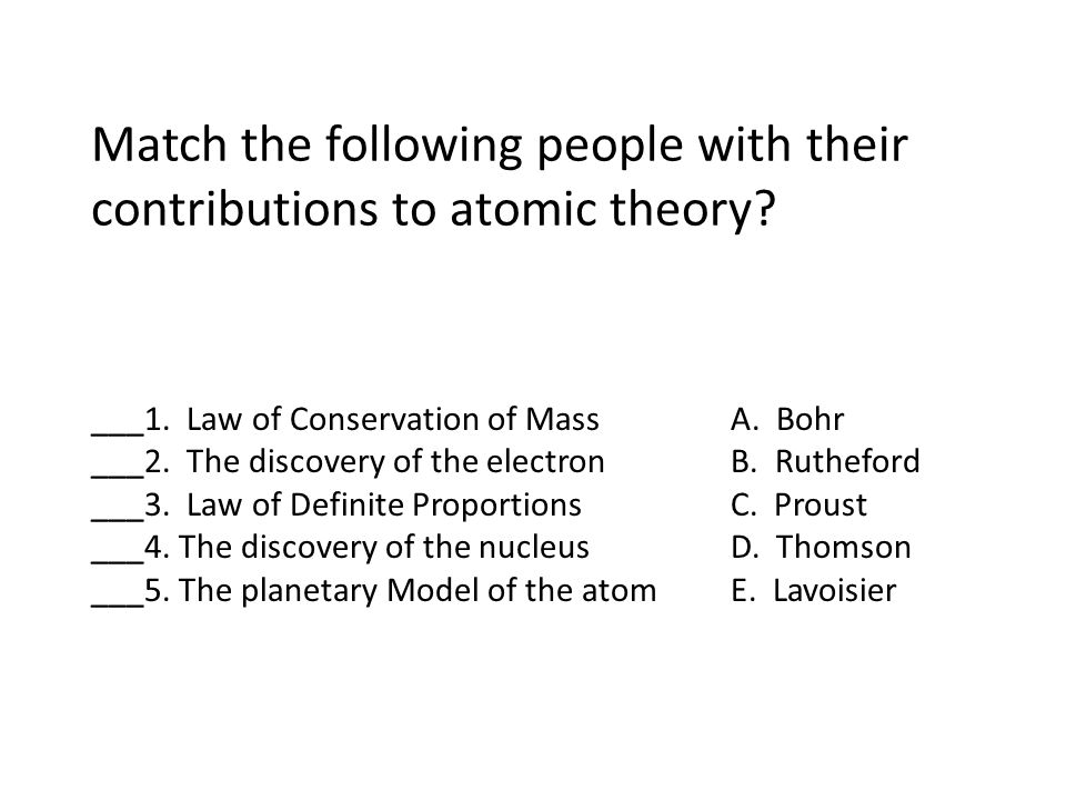 Development of the atomic theory worksheet