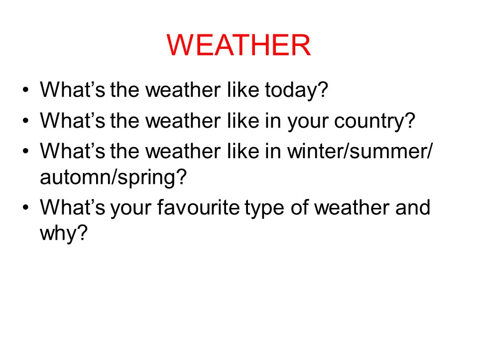 What is the Weather Like in Your Country - Tổng Hợp Kiến Thức và Bài Tập