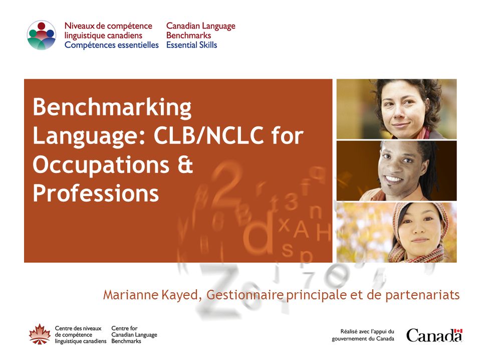 Benchmarking Language: CLB/NCLC for Occupations & Professions ...