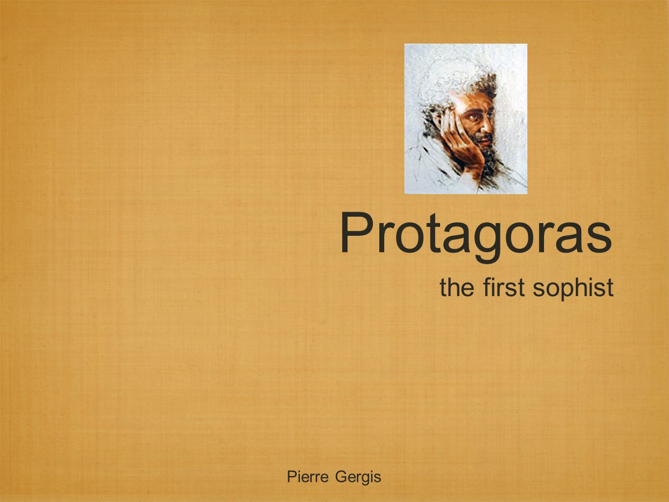 The agnosticism of Protagoras [1]