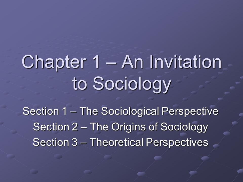 invitation to sociology