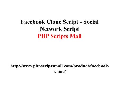 Facebook Clone Script - Social Network Script