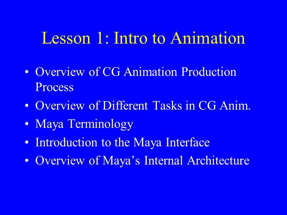 Lesson 1: Intro to Animation - ppt video online download