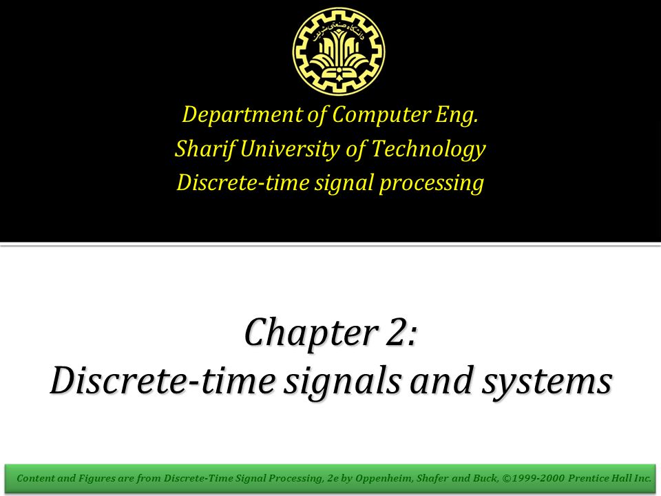 discrete time signal processing oppenheim 2e discrete time signal processing oppenheim 2e