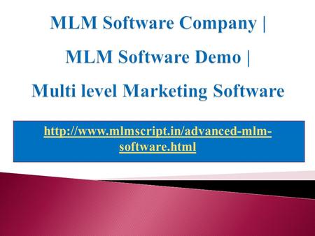 MLM Software Company, MLM Software Demo, Multi level Marketing Software