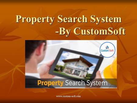 Property Search System -By CustomSoft.