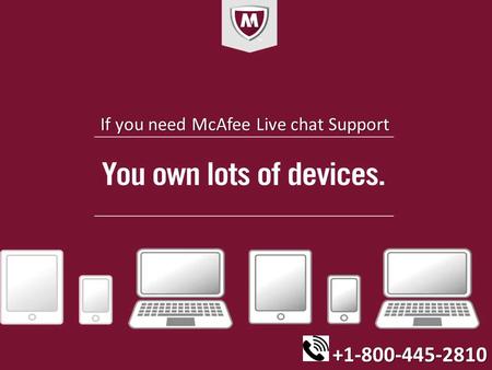 McAfee live chat support USA 1-800-445-2810 McAfee Helpline Number