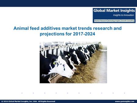 © 2016 Global Market Insights, Inc. USA. All Rights Reserved  Fuel Cell Market size worth $25.5bn by 2024 Animal feed additives market.