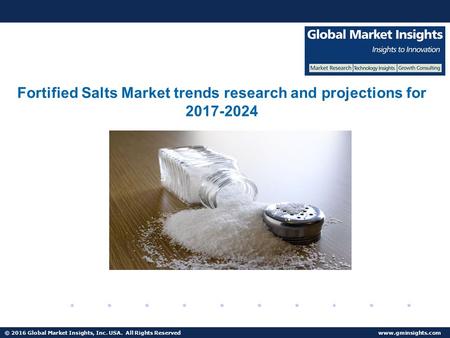 © 2016 Global Market Insights, Inc. USA. All Rights Reserved  Fuel Cell Market size worth $25.5bn by 2024 Fortified Salts Market trends.