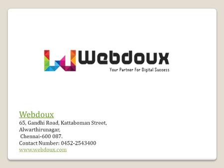 Web Design Services in Chennai - Web doux