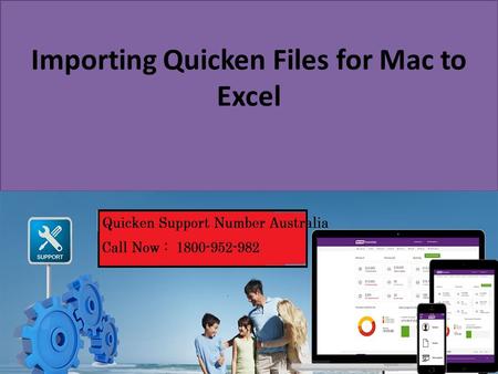 Importing Quicken Files for Mac to Excel. Intuit introduced Quicken as a personal finance tool. If you also use it for your business purposes then you.