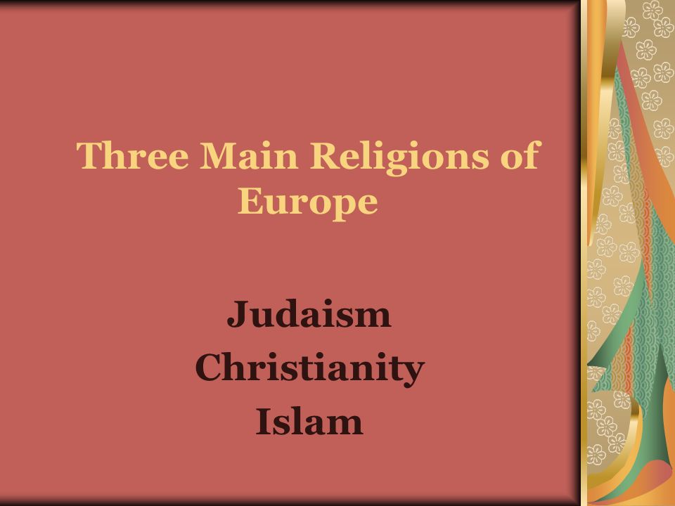 Calaméo - RELIGIONS IN EUROPE
