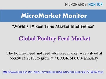 “World’s 1st Real Time Market Intelligence”