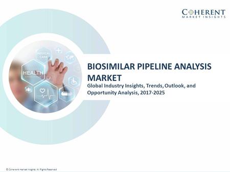 © Coherent market Insights. All Rights Reserved BIOSIMILAR PIPELINE ANALYSIS MARKET Global Industry Insights, Trends, Outlook, and Opportunity Analysis,