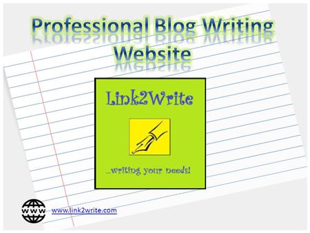 Professional Blog Writing website | Link2Write