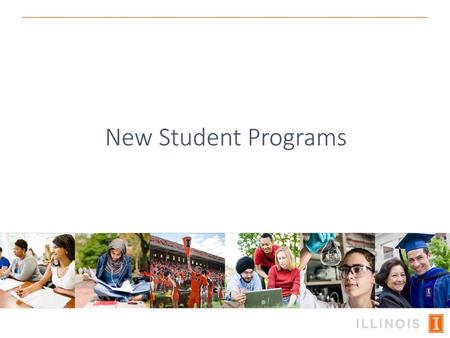 New Student Programs.