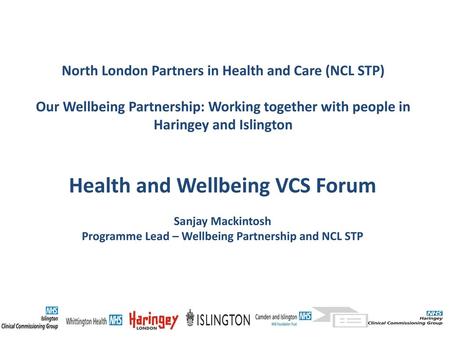 Health and Wellbeing VCS Forum