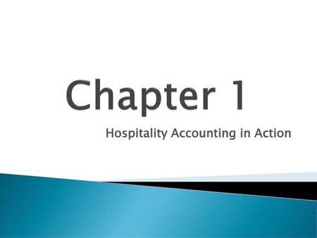 Hospitality Accounting in Action