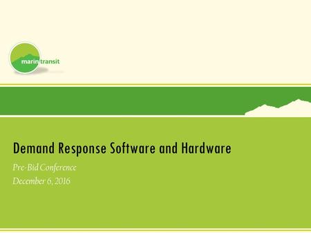 Demand Response Software and Hardware