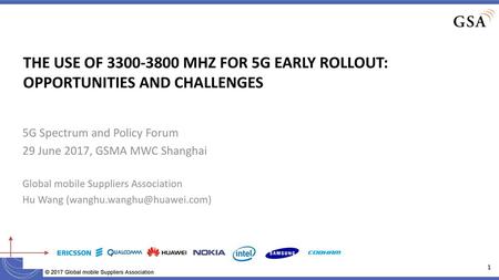 The use of MHz for 5G Early rollout:  opportunities and Challenges