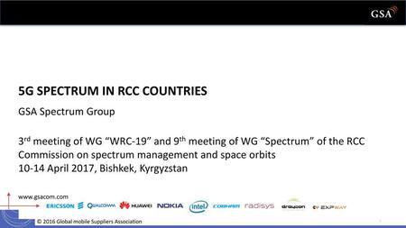 5G Spectrum IN RCC countries