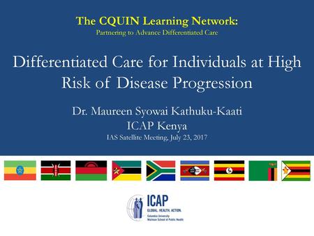 The CQUIN Learning Network: Partnering to Advance Differentiated Care