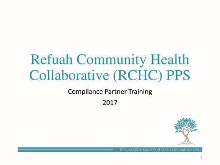 Refuah Community Health Collaborative (RCHC) PPS