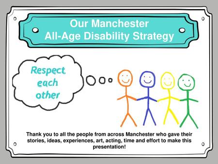 Our Manchester All-Age Disability Strategy